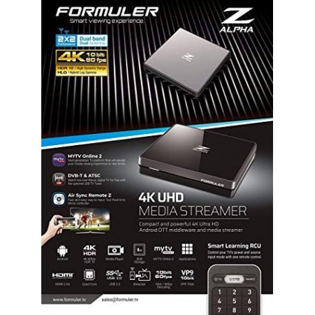 Formuler Z Alpha 4K IPTV UHD black