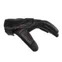 Leather Motorcycle Gloves W-TEC Brillanta - Black XL