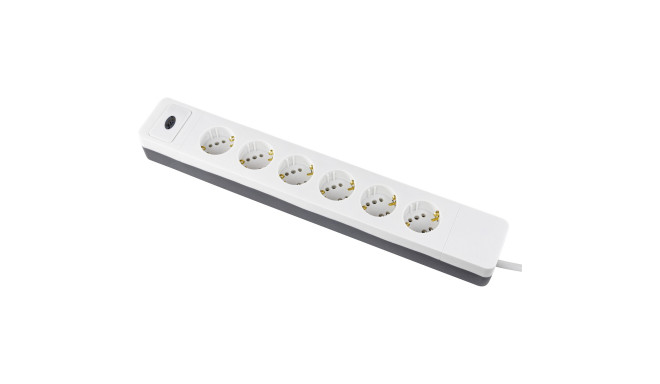 REV Combi Multiple Socket Outlet 6-fold 1,4m