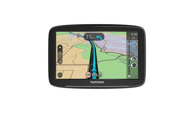 TomTom Start 62 navigator Handheld/Fixed 15.2 cm (6") Touchscreen 280 g Black