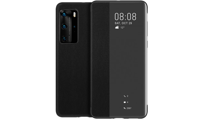 Huawei kaitseümbris P40 Pro Smart View, must