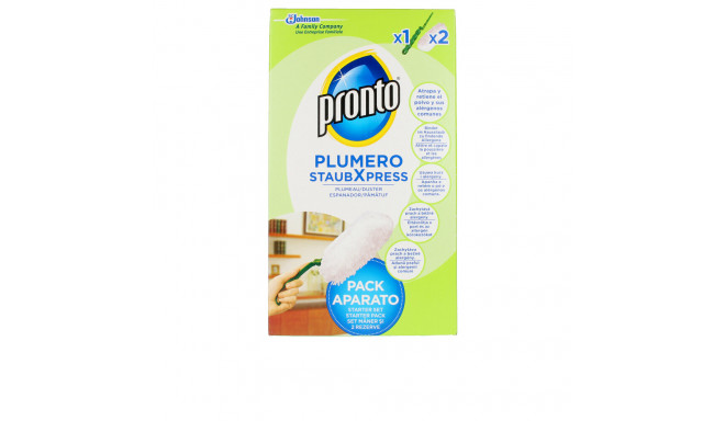 PRONTO PLUMERO ATRAPAPOLVO aparato + 2 recambios
