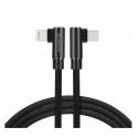 Swissten L Type Textile Universal Quick Charge 3.1 USB-C to Lightning Data and Charging Cable 1.2m B