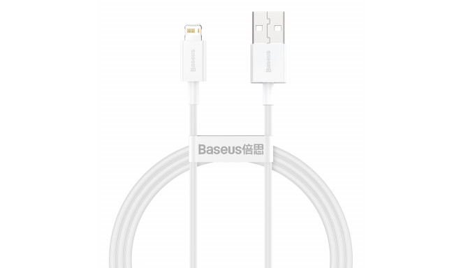 Baseus cable Superior USB - Lightning 1,0 m 2,4A white