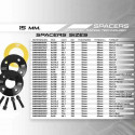 Separator set OMP 5x108 67,1 M14 x 1,50 15 mm