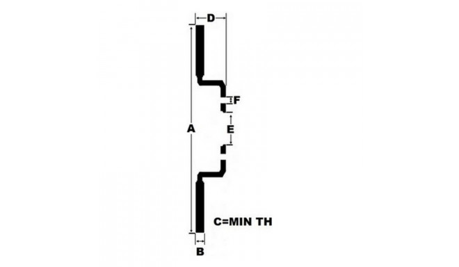 Тормозные диски Black Diamond KBD076G12 вентилируемые Фронтальный 12 Лучи