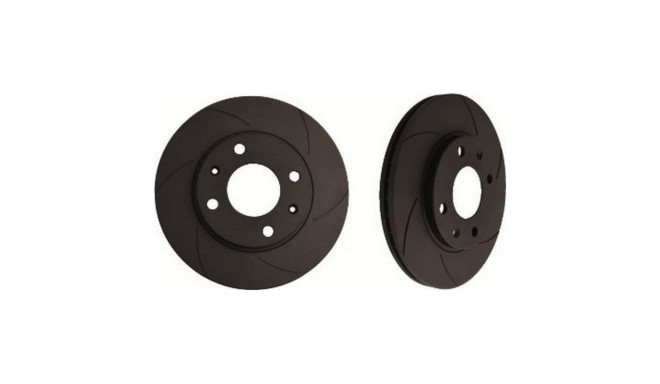 Brake Discs Black Diamond 6KBD709G6 Solid Rear 6 Stripes