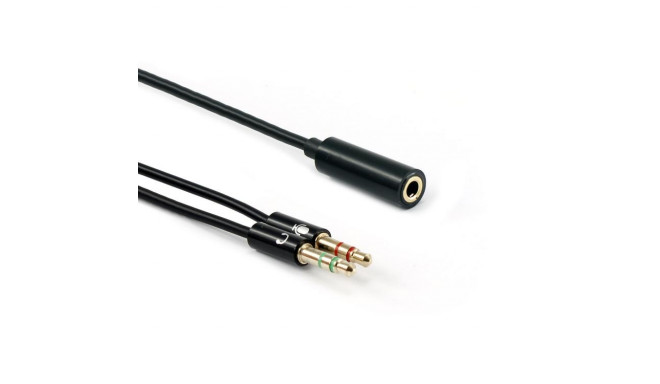 Sbox 35F-2X35M/R 3.5mm F. 4Pin - 2 X 3.5mm M. 3Pin 0.2m