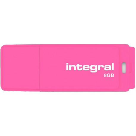 Integral flash drive 8GB Neon USB 2.0, pink