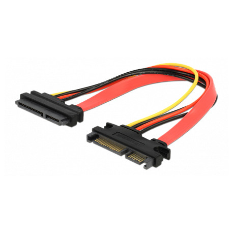Delock кабель SATA 22-pin 20cm (84362)