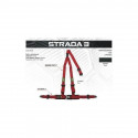 Трехточечный ремень безопасности OMP Strada 3 (Красный)