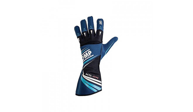 Men's Driving Gloves OMP KS-2R Blue