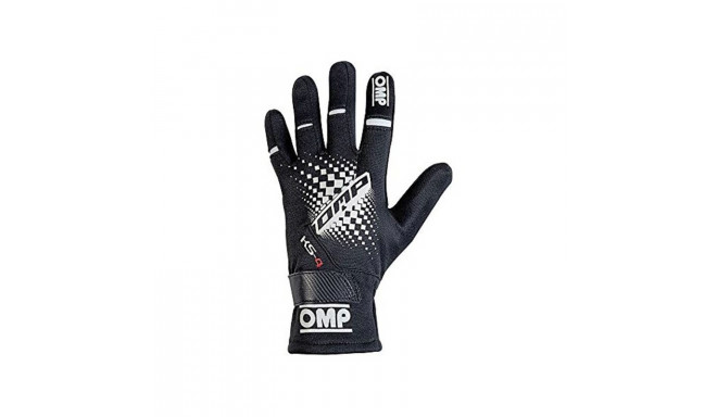 Мужские водительские перчатки OMP MY2018 Чёрный