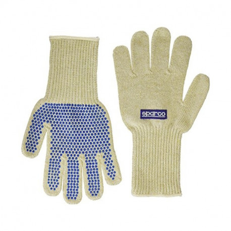 Mechanic's Gloves Sparco Nomex Valge