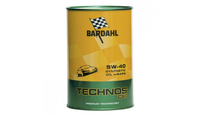 Automašīnu motoreļļa Bardahl TECHNOS C60 Exceed SAE 5W 40 (1L)