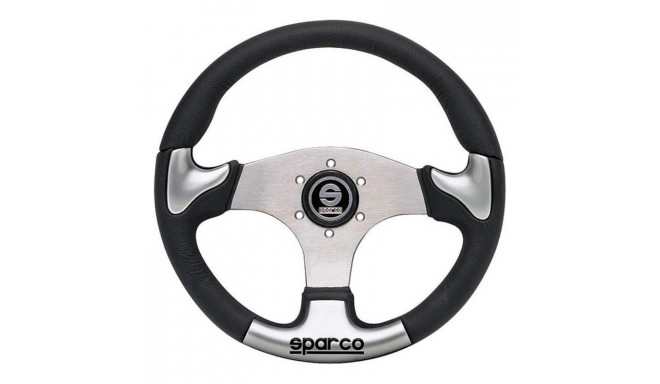 Гоночный руль Sparco 015THPUGR345 Чёрный Серебристый