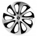 Ilukilbid Sparco Sicilia CS5 Must Hõbedane 14" (4 uds)