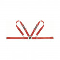 Harness with 4 fastening points Racing OCC Motorsport (Red)