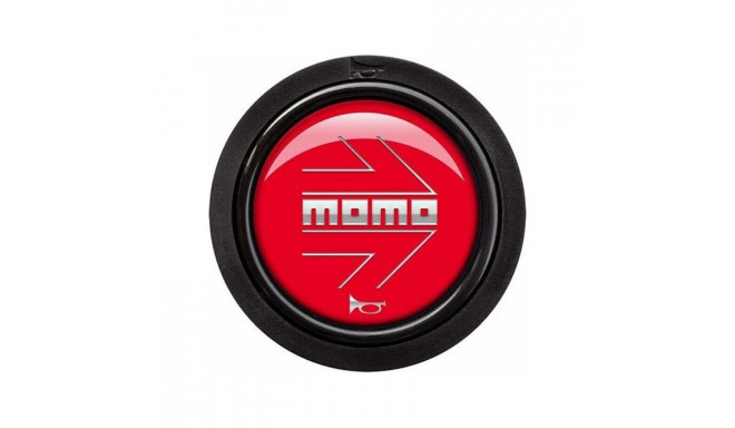 Button Momo SPHOARWREDCHF Steering wheel Black/Red