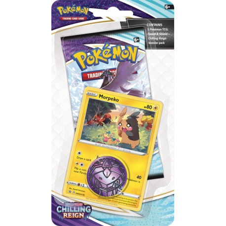 Cards Chilling Reign Checklane Blister Morpeko