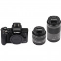 Canon EOS M50 Kit black + EF-M 15-45 + EF-M 55-200