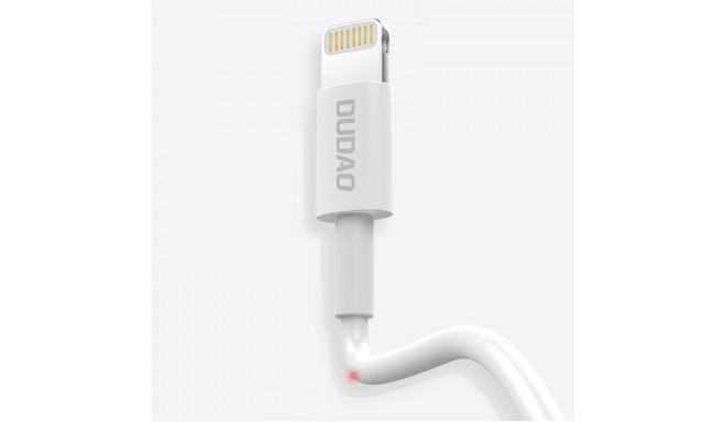 Dudao cable USB / Lightning 3A 1m white (L1L white)