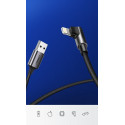 Ugreen USB - Lightning MFI angled cable 1m 2,4A black (60521)