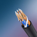Ugreen Ethernet patchcord cable RJ45 Cat 6A UTP 1000Mbps 3 m black (70653)
