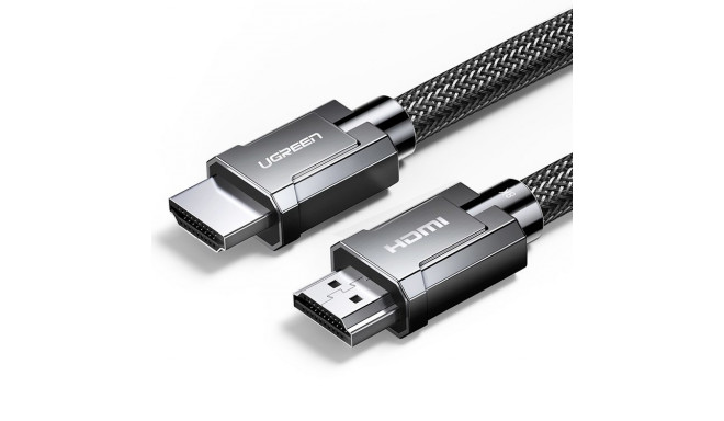 Ugreen cable HDMI 2.1 cable 8K 60 Hz / 4K 120 Hz 3D 48 Gbps HDR VRR QMS ALLM eARC QFT 2 m gray (HD13