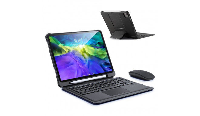 Dux Ducis Touchpad Keyboard Case Tablet Case Wireless Bluetooth Keyboard iPad Air 2020 / 2022 (iPad 