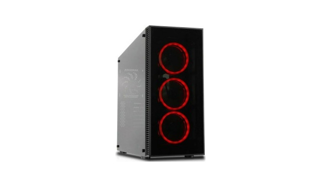 Cooltek korpus Four RGB Tower Glass