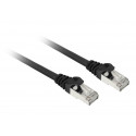 Sharkoon patch network cable SFTP, RJ-45, with Cat.7a raw cable (black, 7.5 meters)
