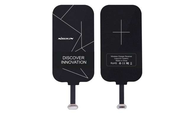 Nillkin juhtmevaba laadija vastuvõtja Magic Tags QI microUSB, must