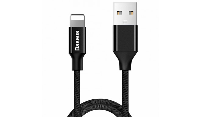 Baseus Yiven fabric braided cable USB / Lightning 1.2M black (CALYW-01)