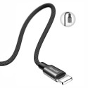 Baseus Yiven USB / Lightning Cable with Material Braid 1,2M black (CALYW-01)