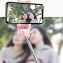 Baseus Selfie Stick with Tripod Telescopic Stand and Bluetooth remote controll pink (SUDYZP-E04)