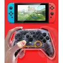 Baseus Motion Sensing Vibrating Transparent Wireless Gamepad black (GMSWA-01)