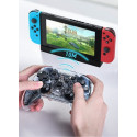 Baseus Motion Sensing Vibrating Transparent Wireless Gamepad black (GMSWA-01)