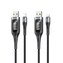Remax Intelligent Digital Data USB - Lightning Cable overcharge protection programmable timer 2,1 A 