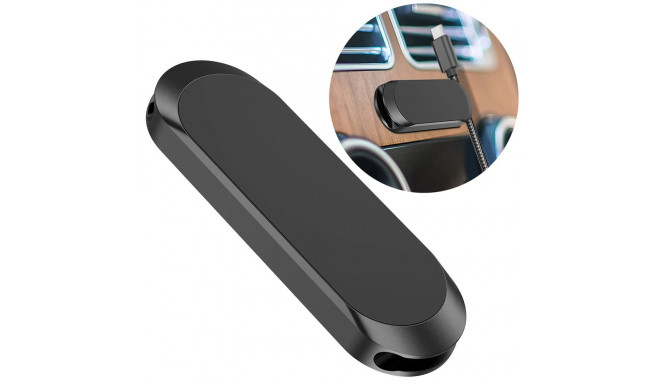 Flat Vehicle Mount Magnetic Bracket for Dashboard black