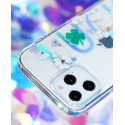 Kingxbar Lucky Series case decorated with original Swarovski crystals iPhone 12 mini transparent (Lu