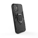 Ring Armor Case Kickstand Tough Rugged Cover for iPhone 12 mini blue