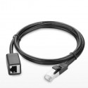 Ugreen extension cable Ethernet RJ45 Cat 6 FTP 1000 Mbps internet cable 2 m black (NW112 11281)