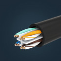 Ugreen extension cable Ethernet RJ45 Cat 6 FTP 1000 Mbps internet cable 2 m black (NW112 11281)