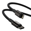 Baseus USB Type C - Lightning cable Power Delivery fast charge 20 W 1 m black (CATLWJ-01)