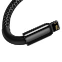 Baseus Tungsten USB - Lightning cable 2,4 A 1 m black (CALWJ-01)