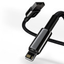 Baseus Tungsten USB - Lightning cable 2,4 A 1 m black (CALWJ-01)