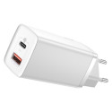 Baseus GaN2 Lite fast wall charger 65W USB / USB Typ C Quick Charge 3.0 Power Delivery (gallium nitr