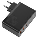 Baseus GaN2 Pro fast wall charger 100W USB / USB Typ C Quick Charge 4+ Power Delivery Black (CCGAN2P