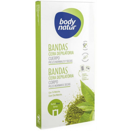 Bodynatur полоски для депиляции 16 шт.